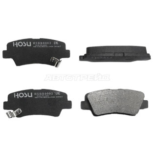 Колодки тормозные зад HYUNDAI SOLARIS 10-17/KIA RIO 10-17/KIA SOUL/GEELY ATLAS 16- HOSU