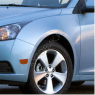 Крыло переднее левое в цвет кузова Chevrolet Cruze (2009-2015) без отверстия