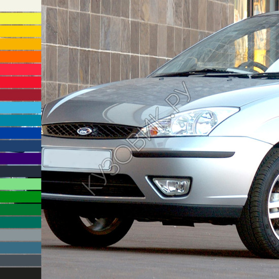 Бампер передний в цвет кузова Ford Focus 1 (2001-2005) рестайлинг Бампер передний в цвет кузова Ford Focus 1 (2001-2005) рестайлинг