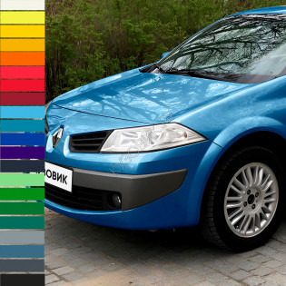 Бампер передний в цвет кузова Renault Megane 2 (2006-2008) рестайлинг Бампер передний в цвет кузова Renault Megane 2 (2006-2008) рестайлинг